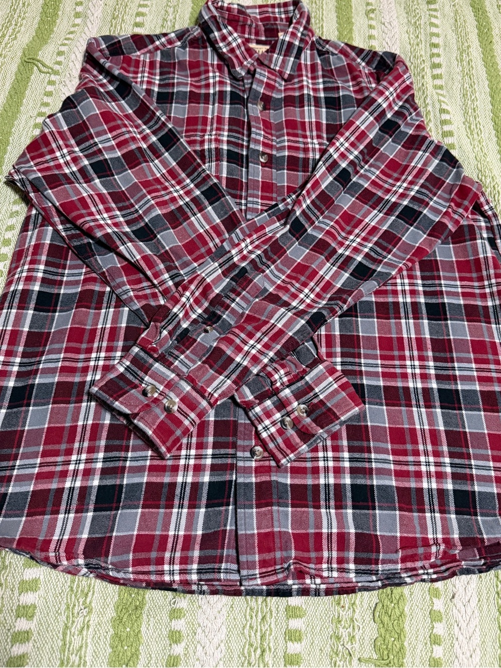 Men's Large Red Flannel